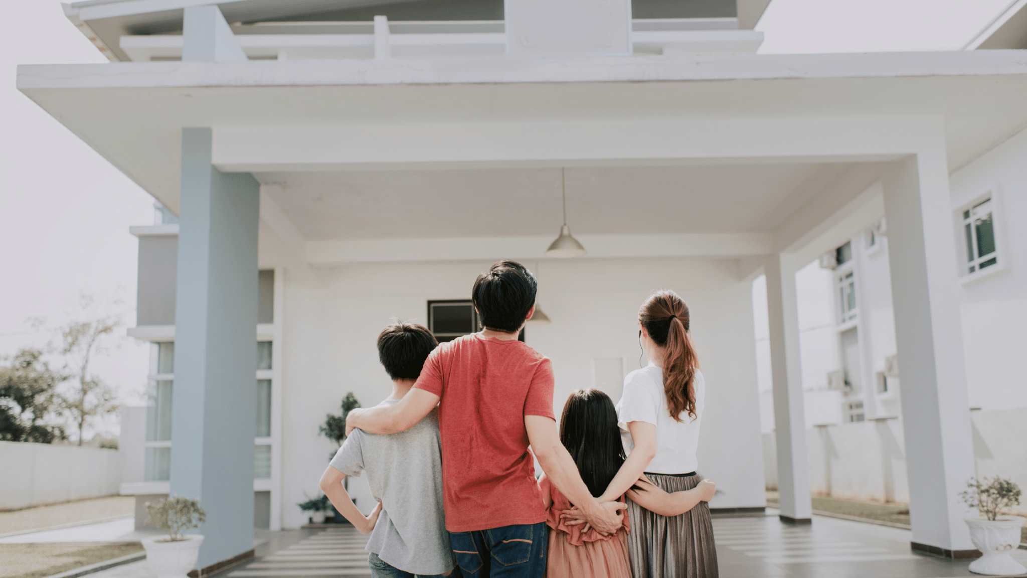 Home with a main house and a separate ADU used for multigenerational living